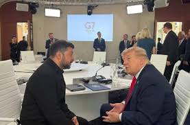 В ЭВИАНЕ ВО ФРАНЦИИ ПРОХОДИТ САММИТ G7. В НЁМ УЧАСТВУЕТ ЗЕЛЕНСКИЙ