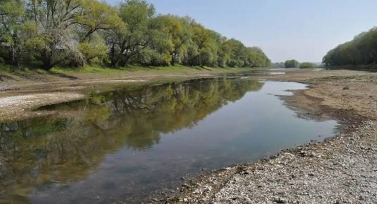 ПОСЛЕ СИЛЬНОЙ ЗАСУХИ НА ДНЕСТРЕ РЕЗКО УПАЛ УРОВЕНЬ ВОДЫ И В ПРУТЕ